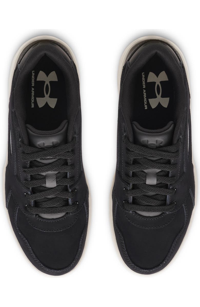 Under Armour UA Flex Nubuck Sneaker, Alternate, color, Black
