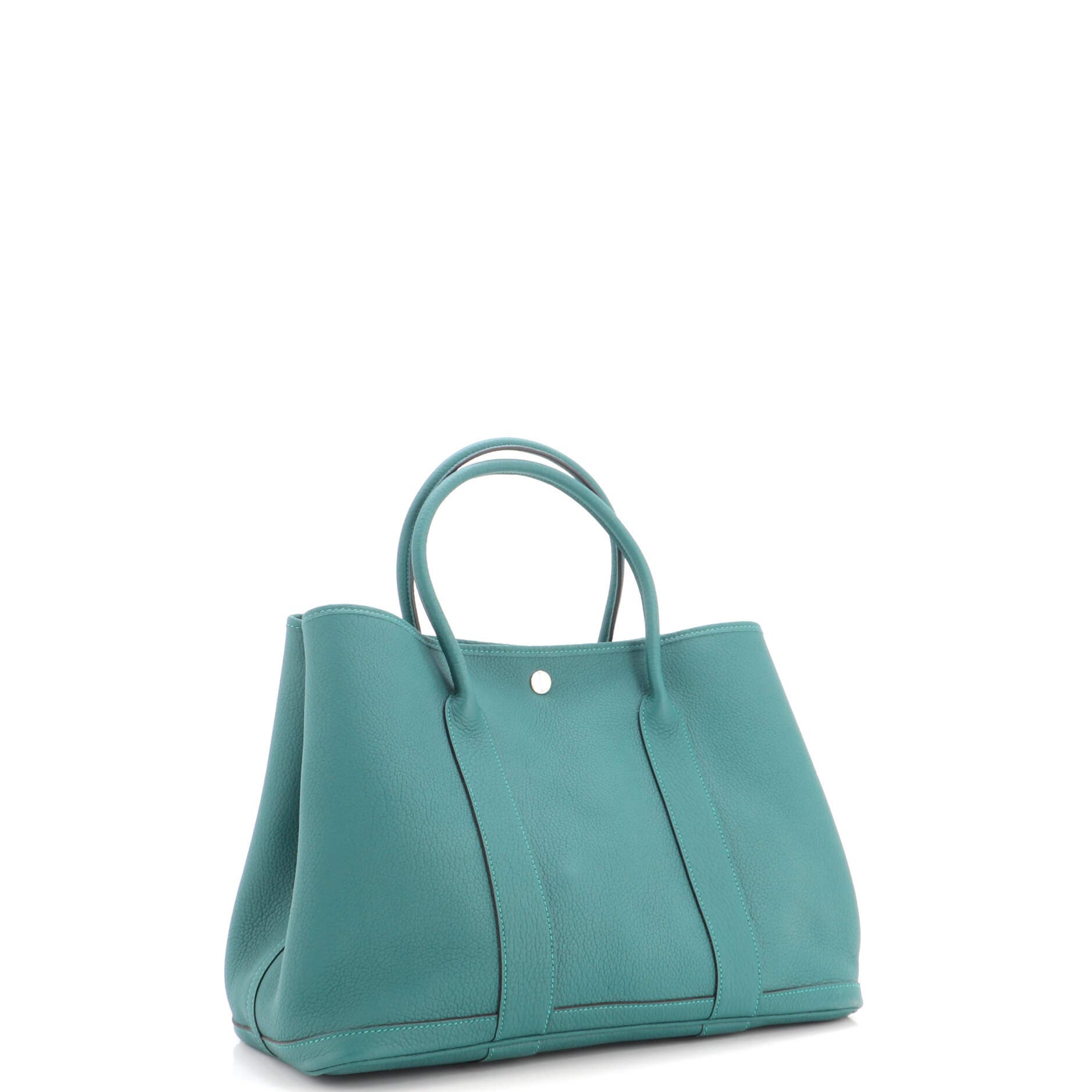 Garden Party Tote Leather 36, Alternate, color, Green