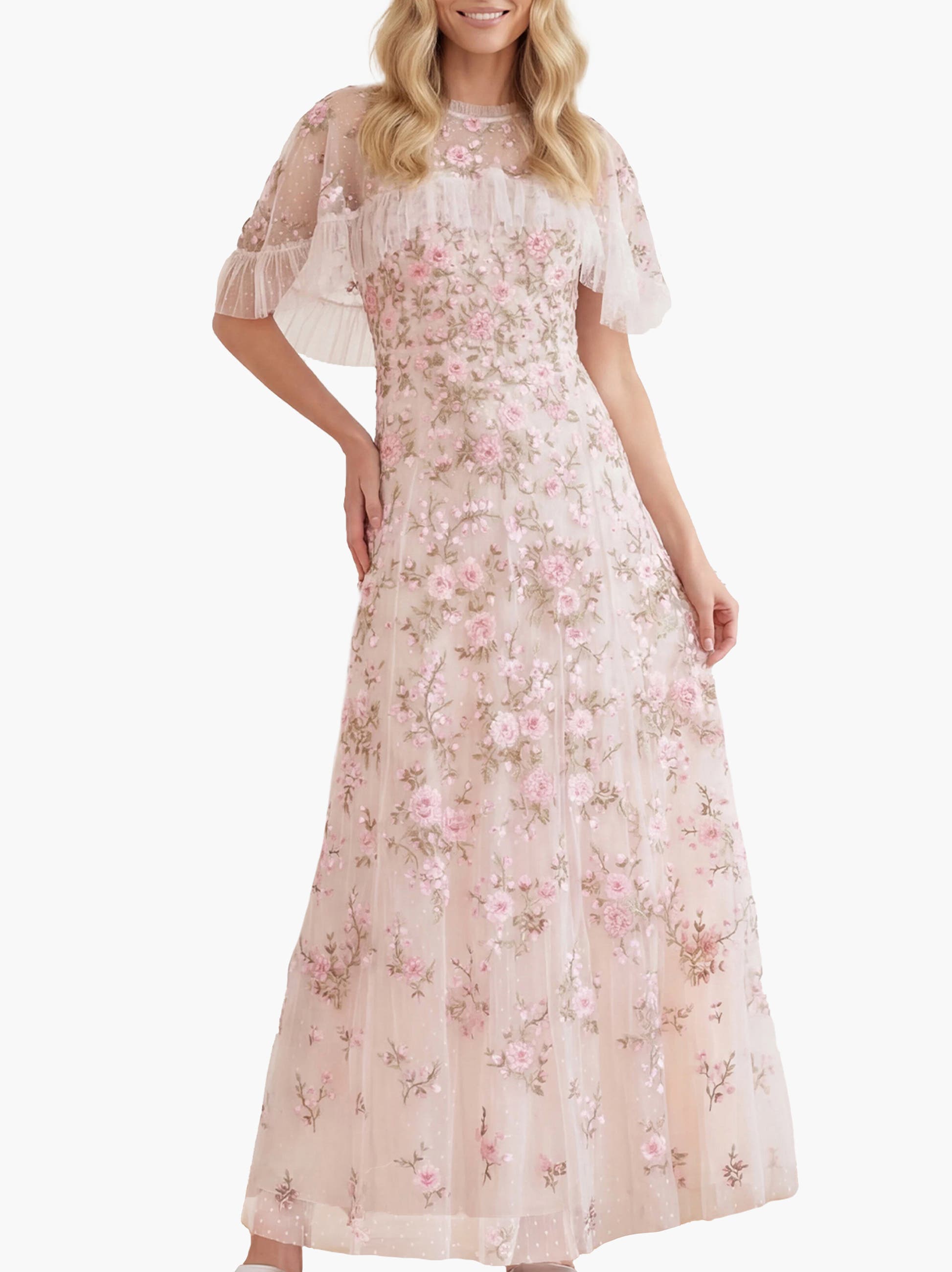 Eden Rose Cape Ankle Gown - image 3