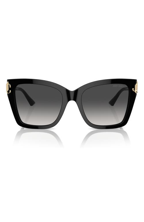 Jimmy Choo 54mm Square Sunglasses In Black