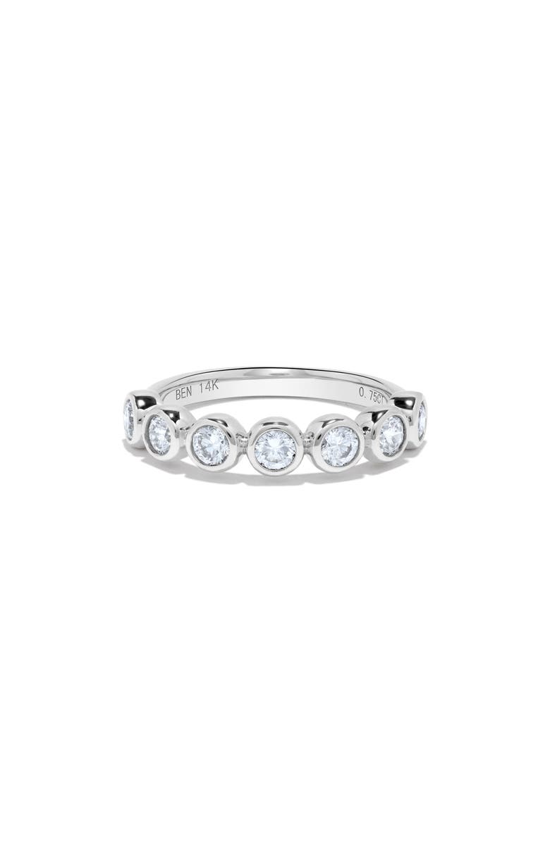 H.J. Namdar Bezel Diamond Stacking Ring, Main, color, 