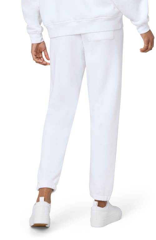 Florence By Mills Cozy Crush Joggers In Bright White