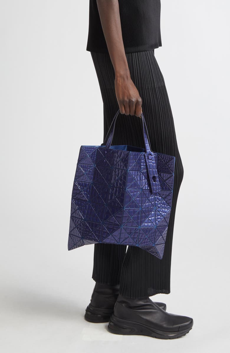 Bao Bao Issey Miyake Meta Kaiju Metallic Tote, Alternate, color, Blue
