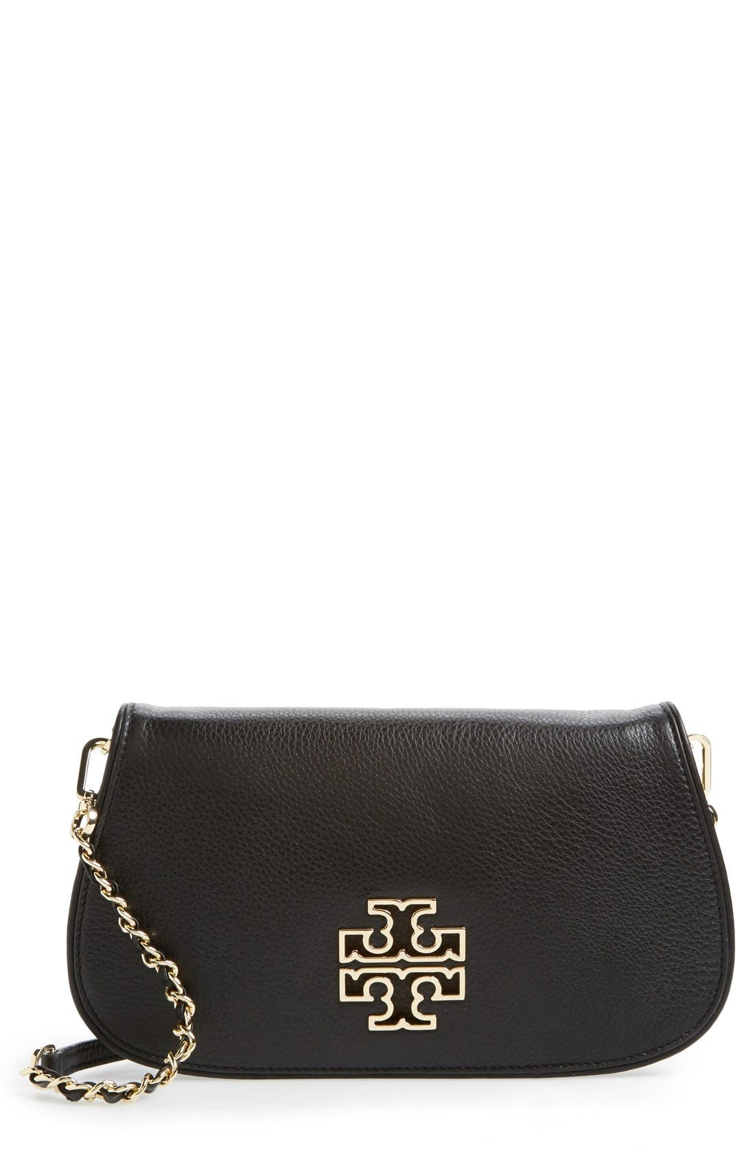 Tory Burch 'Britten' Convertible Clutch, Main, color, 