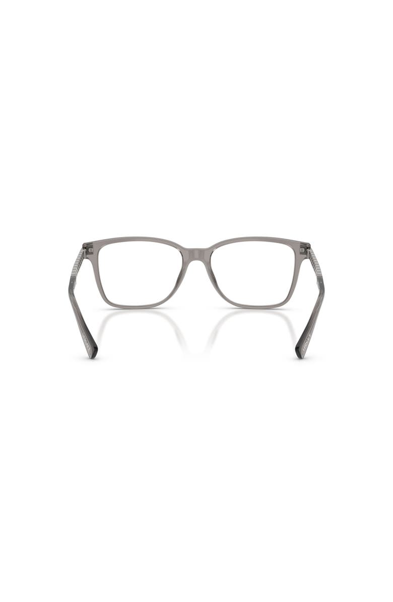 Versace 55mm Rectangle optical glasses, Alternate, color, Grey