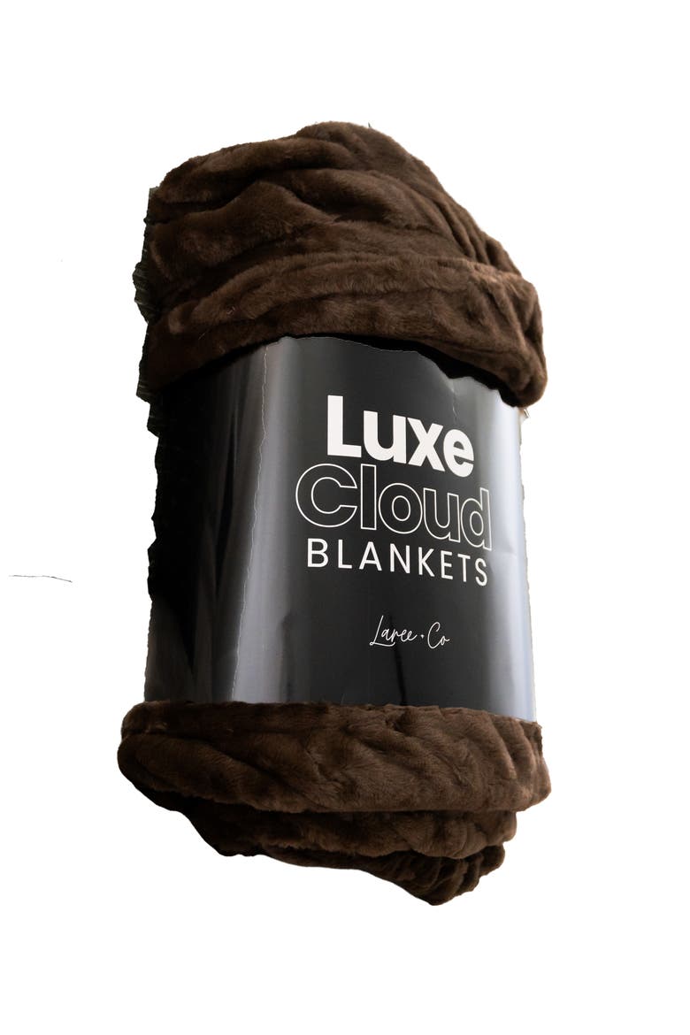 LuxeCloud Blanket, Main, color, Brown