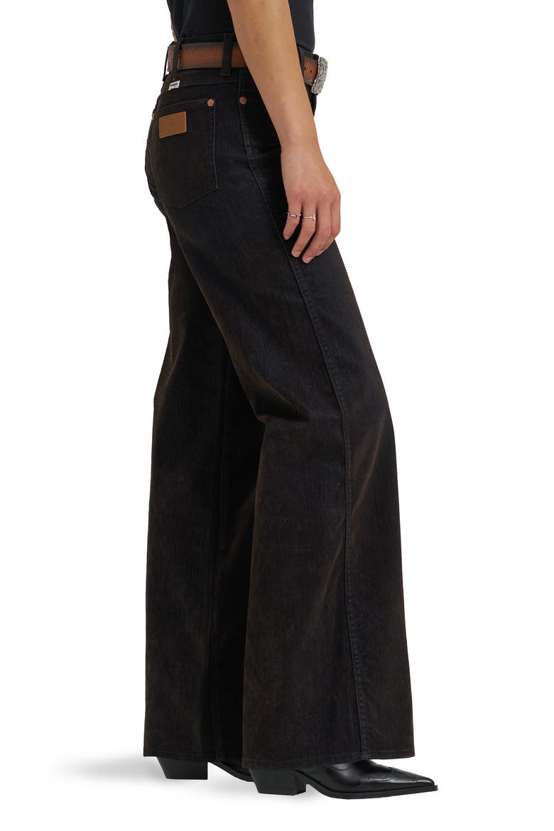 Worldwide Mid Rise Wide Leg Jeans, Alternate, color, MOLE