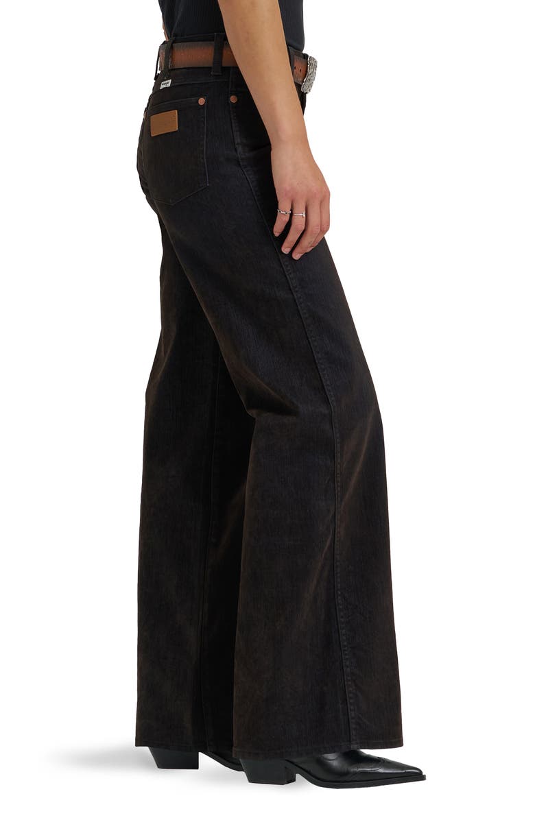 Wrangler Worldwide Mid Rise Wide Leg Jeans, Alternate, color, Mole