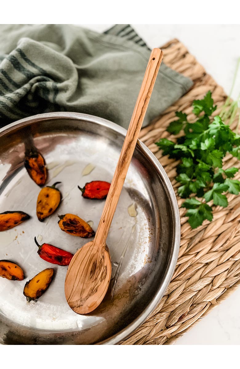 CILIO Toscana Olivewood 3 Piece Cooking Utensil Set, Alternate, color, Brown