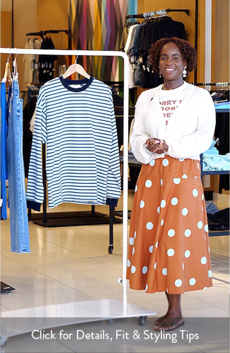 Slouchy Skater Cotton T-Shirt, sales video thumbnail