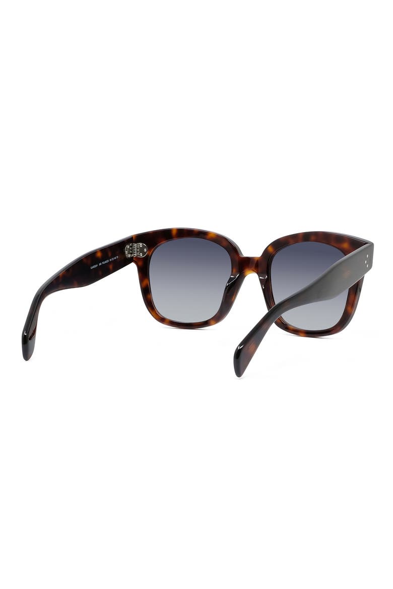 54mm Square Sunglasses, Alternate, color, RED HAVAN/ SMOKE