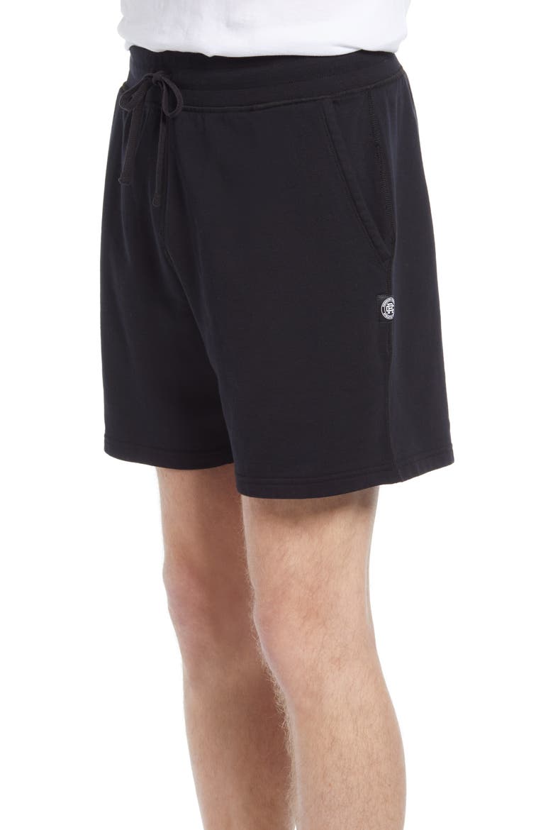 6-Inch Lightweight Terry Shorts, Alternate, color, BLACK
