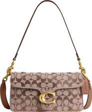 COACH Tabby 26 Signature Crystal Jacquard Shoulder Bag