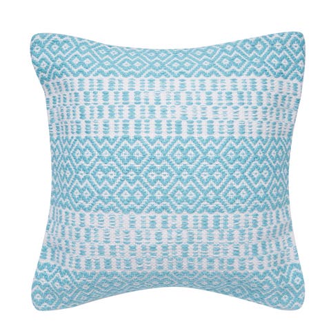 Pim Diamond Stripe Outdoor Throw Pillow, 18" x 18"