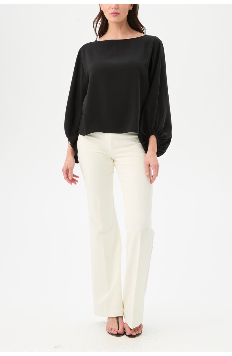 Trina Turk Ursa 2 Boat Neck Top, Alternate, color, Black