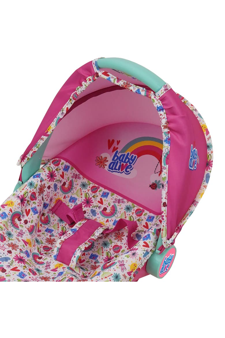 Deluxe Doll Car Seat, Alternate, color, Multicolored