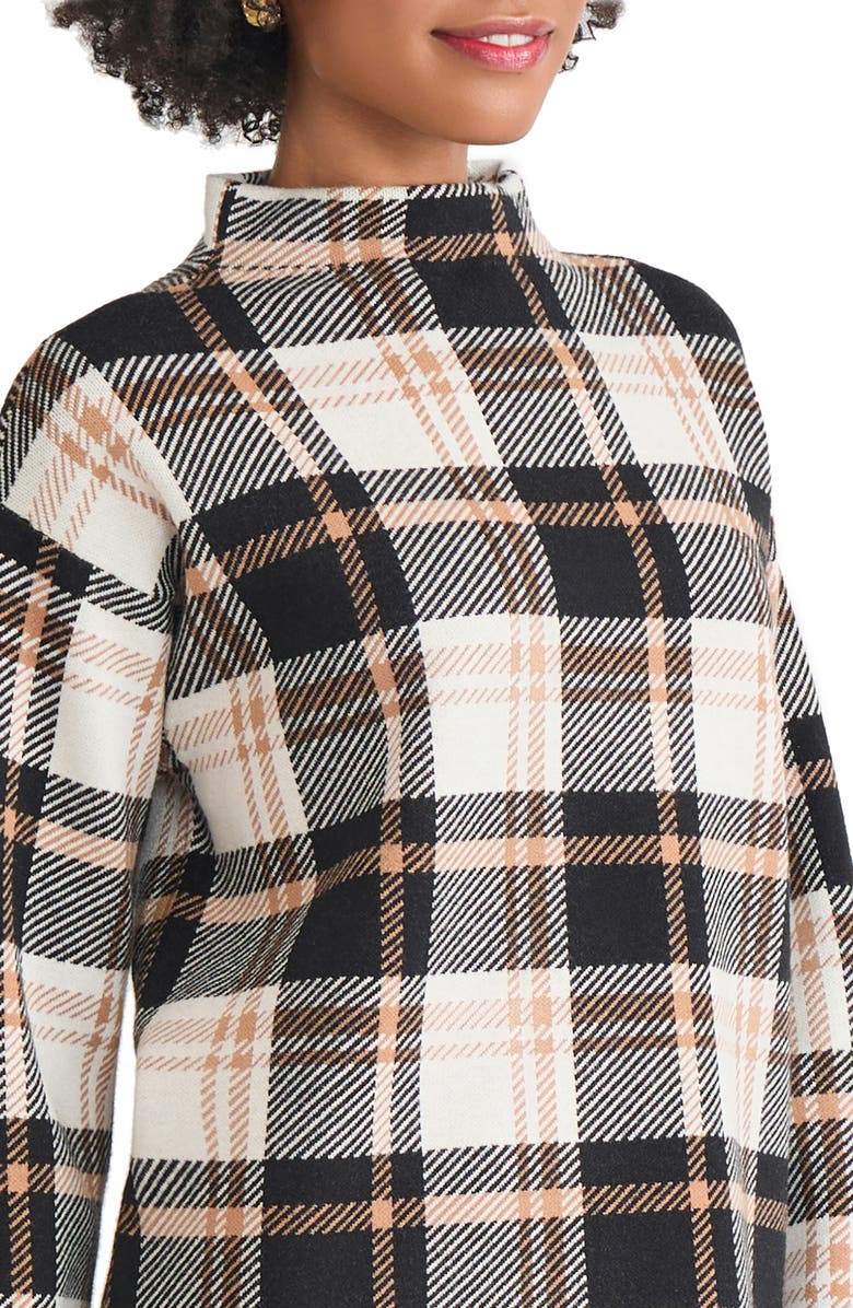 Jones New York Funnel Neck Jacquard Sweater, Alternate, color,