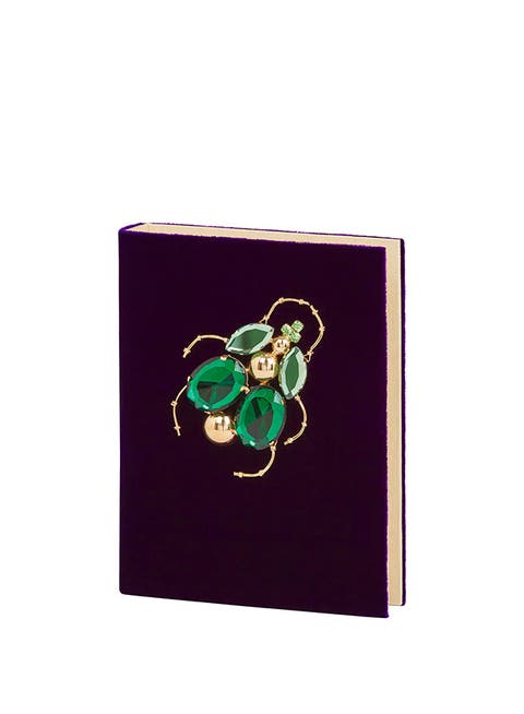 Tofe Velvet Book Clutch