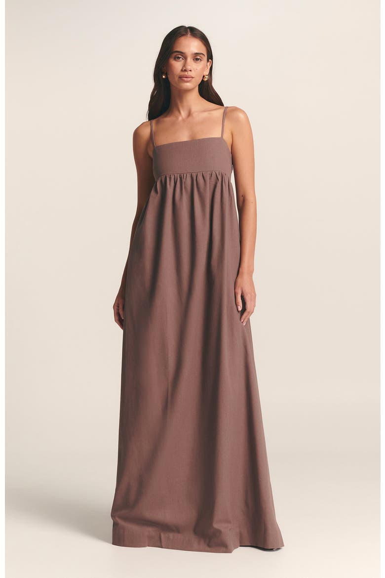 Aster Maxi Dress, Alternate, color, Cacao