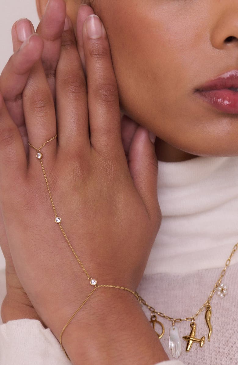 KOZAKH Crystal Hand Chain, Alternate, color,