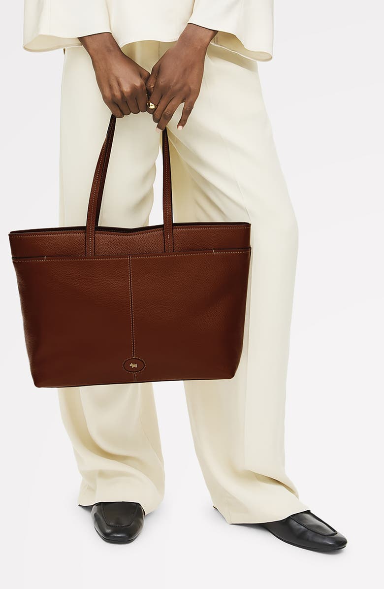 Radley Large Maldon Mews Zip Top Tote Bag, Alternate, color, Cognac