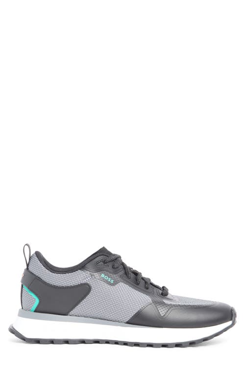 Hugo Boss Boss Jonah Run Black Mesh Sneaker