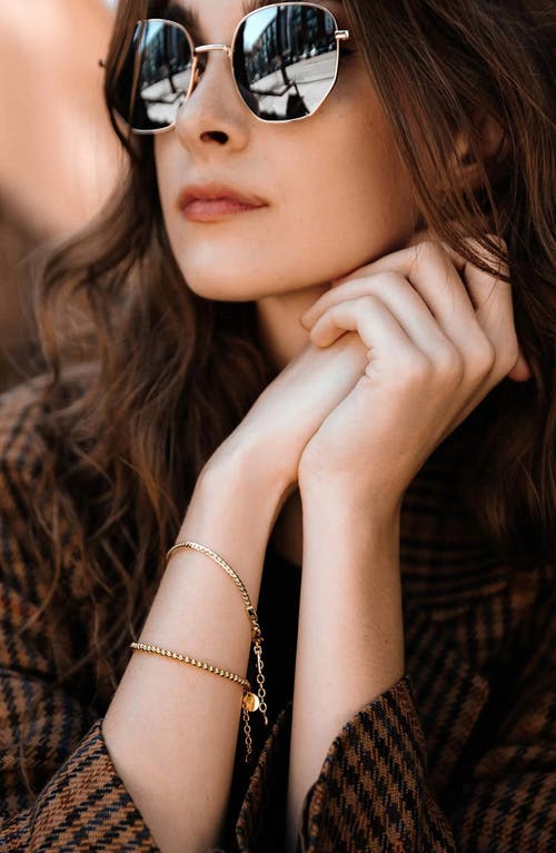 Vincero The Beaded Chain Bracelet In Gold