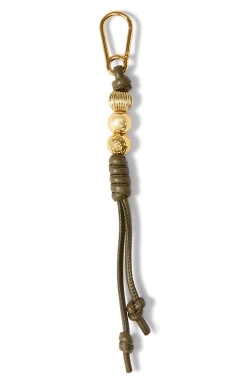 Veronica Beard Beaded Knotted Bag Charm In Gold
