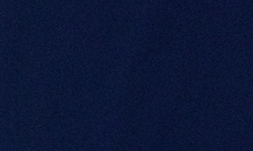Xscape Evenings Ruffle One-shoulder Mermaid Gown In Navy