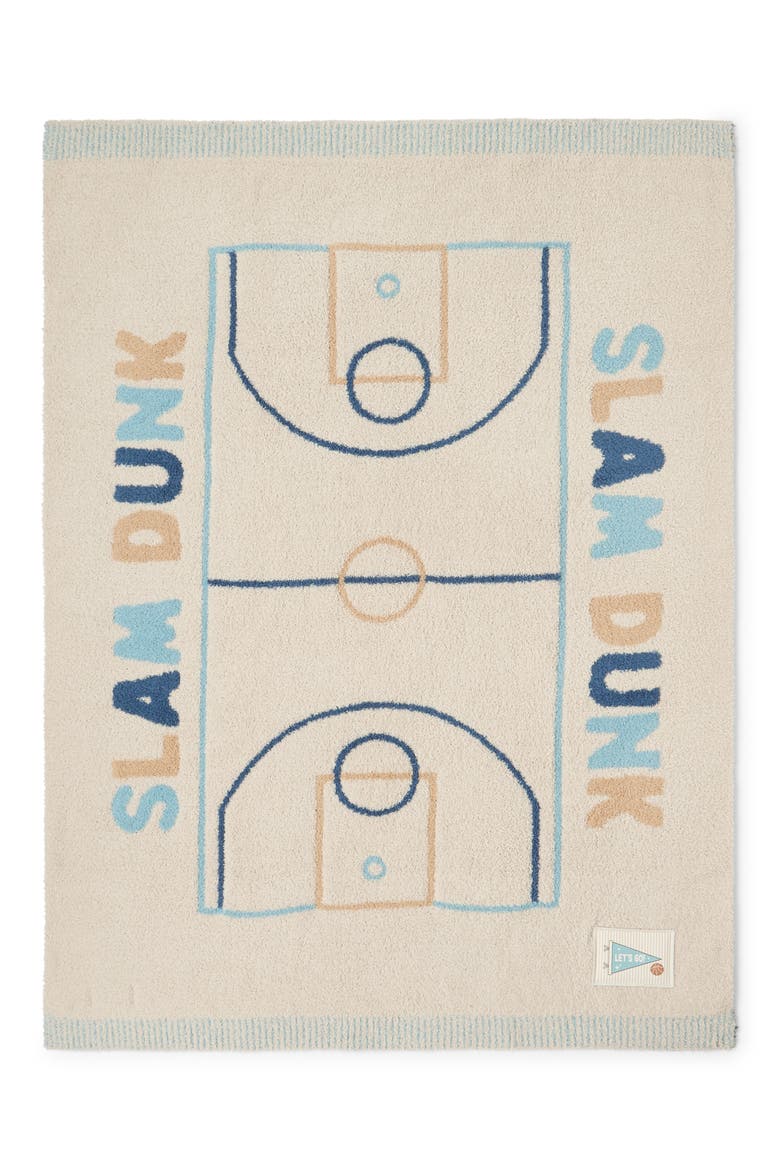 Kids' CozyChic® Slam Dunk Blanket, Main, color, BISQUE MULTI