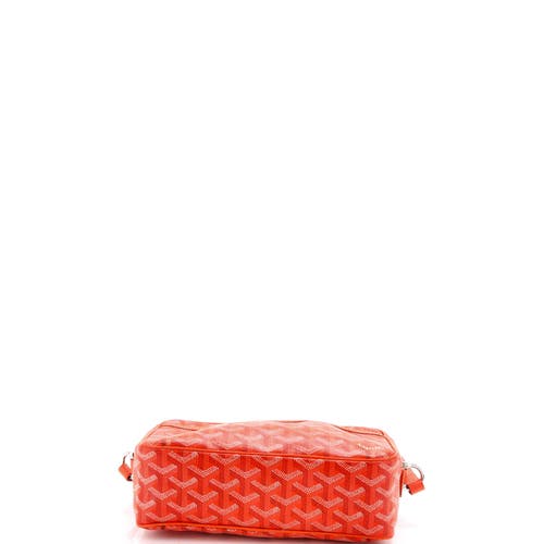 Pre-owned Goyard  Goyard Cap Vert Bag Coated Canvas In Pink