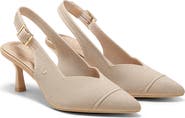 VIVAIA Addison Pointed-Toe Slingback Sandals