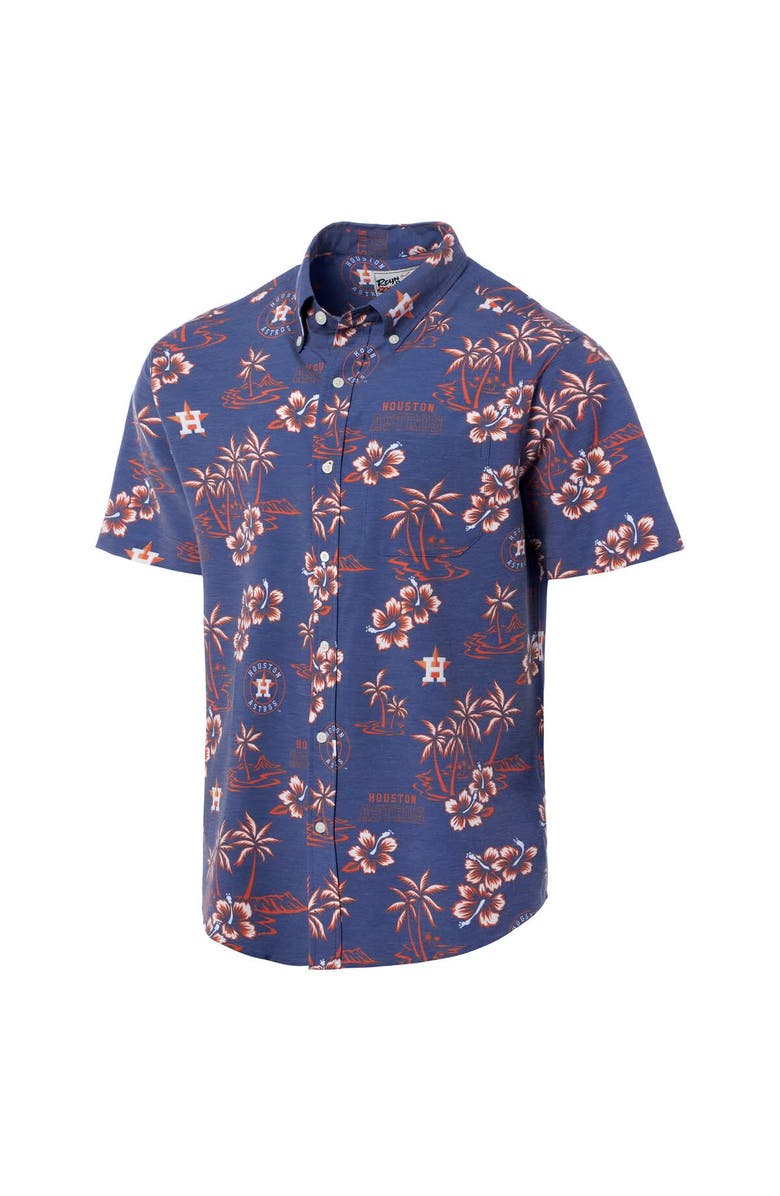 Reyn Spooner Men's Reyn Spooner  Navy Houston Astros Kekai Performance Button-Up Top, Alternate, color, Navy
