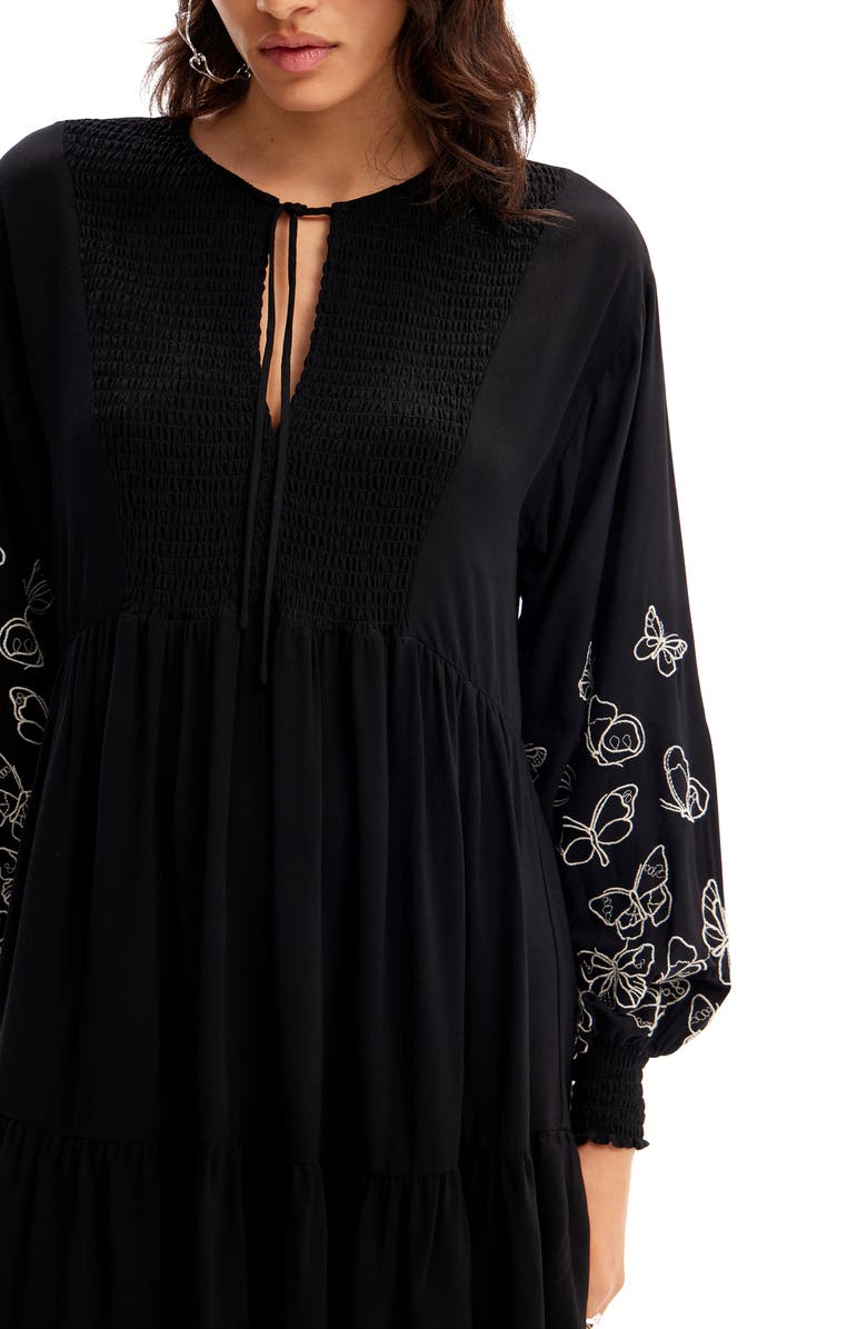 Desigual Short Butterfly Tunic Dress, Alternate, color, 
