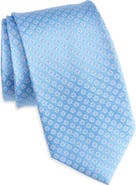 Nordstrom Quatrefoil Medallion Silk Tie
