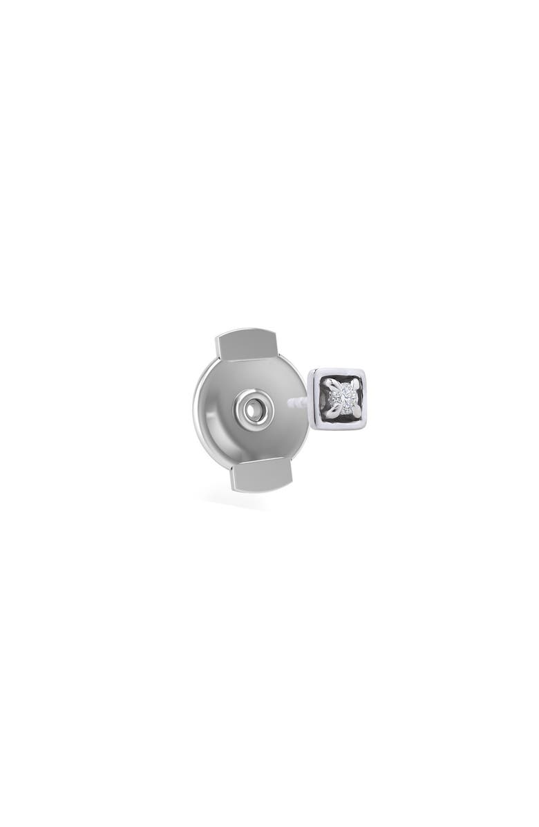 Seed2Stone Edgy Back-Off Stud, Main, color, Silver