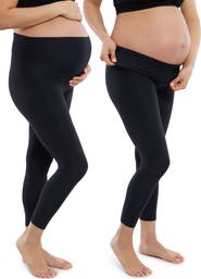 Ingrid & Isabel Maternity Foldover Legging Bundle
