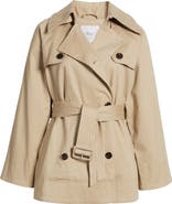 Rails Lucien Cotton Blend Short Trench Coat