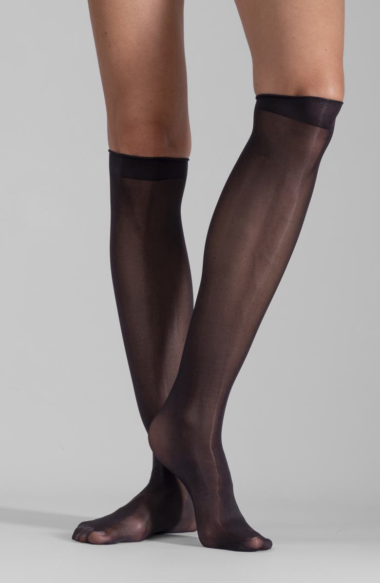 LECHERY<sup>®</sup> 2-Pack Lustrous Silky Sheer Knee-High Socks, Alternate, color, 