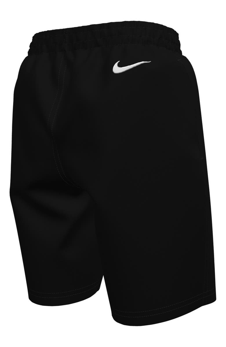 Nike Kids' 7-Inch Volley Swim Shorts, Alternate, color, Black