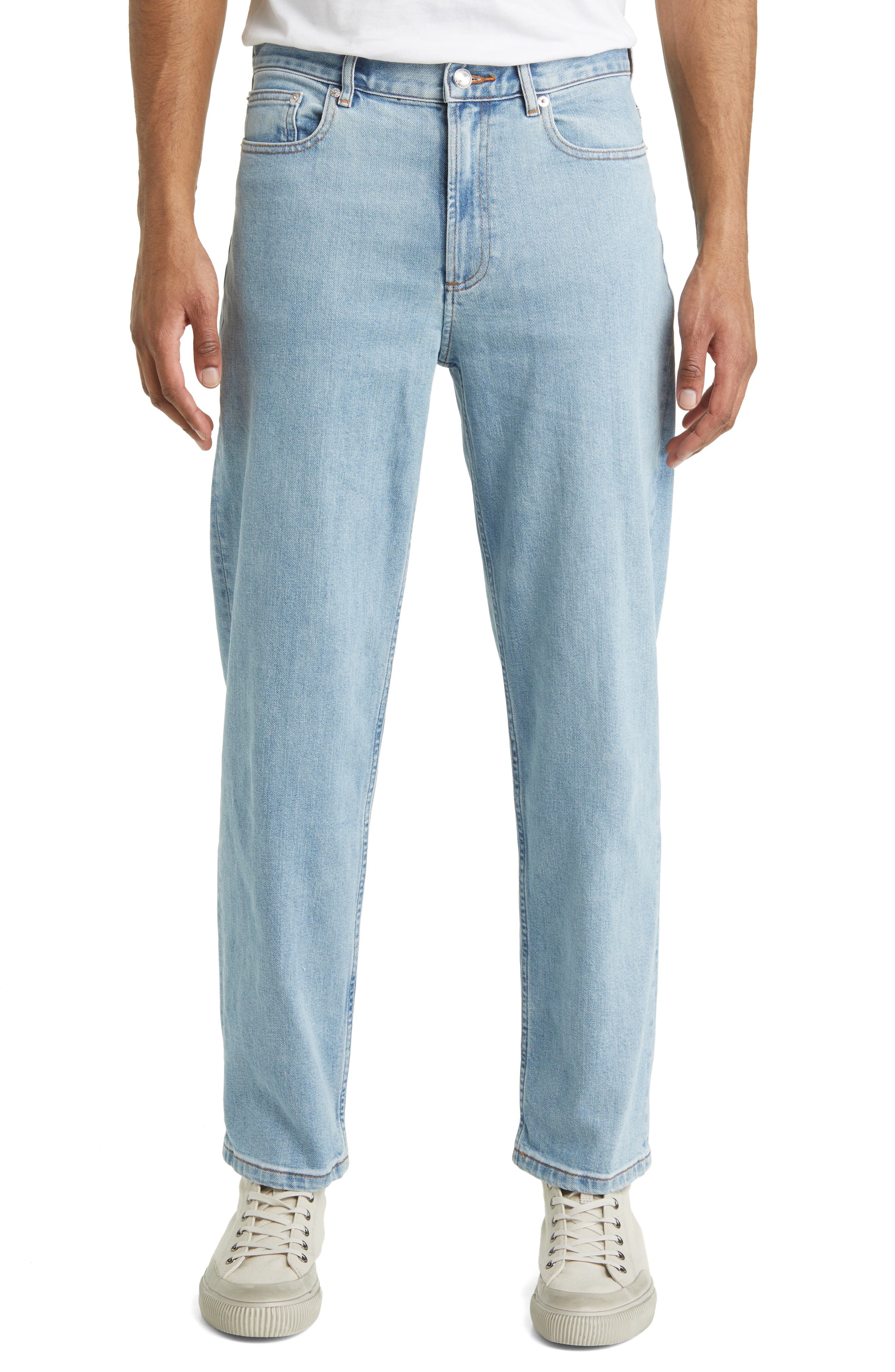 A.P.C. Martin Stretch Denim Straight Leg Jeans (Men) | Nordstrom
