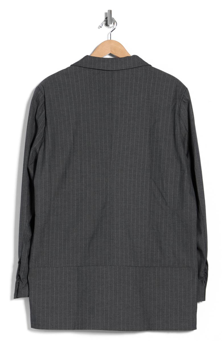 JACQUIE THE LABEL Presley Double Breasted Suit Jacket, Alternate, color, Grey