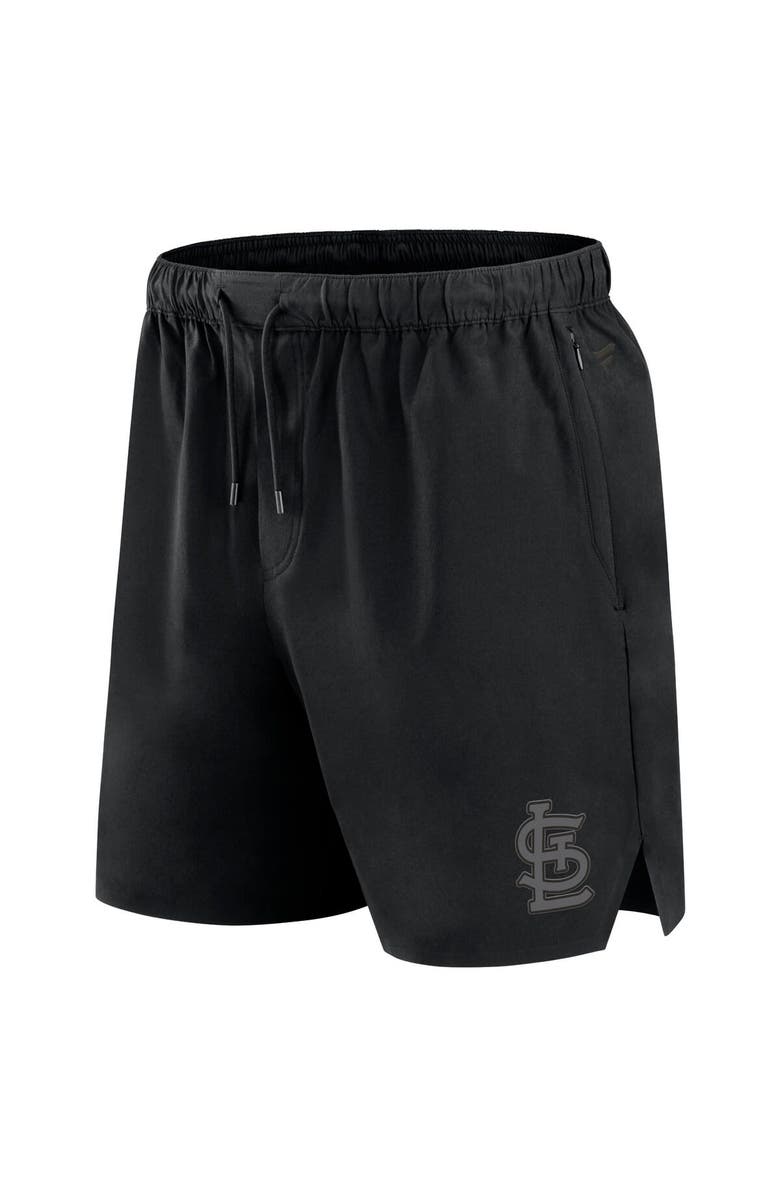 FANATICS Men's Fanatics Black St. Louis Cardinals Front Office Woven Shorts, Alternate, color, Black