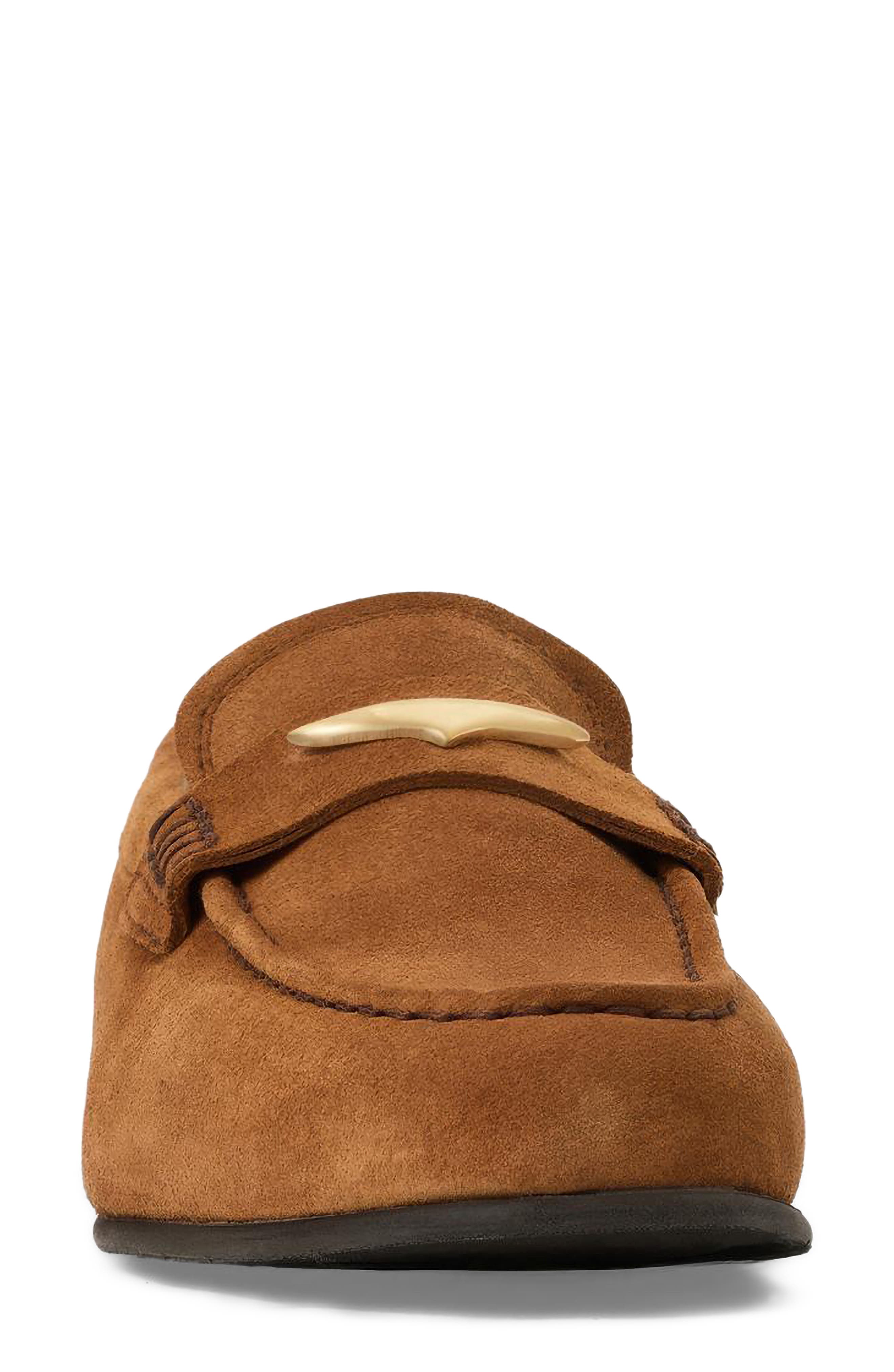 Elia Weatherproof Loafer, Alternate, color, COGNAC SUEDE