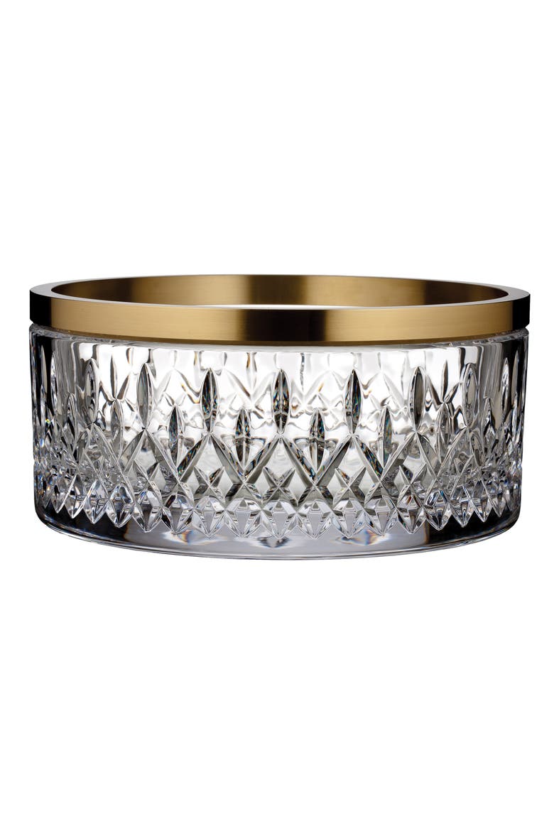 Lismore Reflection 10-Inch Lead Crystal Bowl, Main, color, CRYSTAL