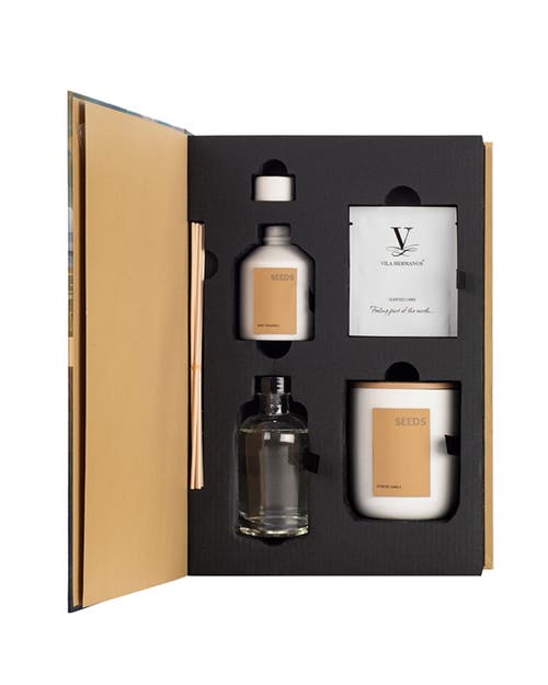 Vila Hermanos Vila Organic Gift Set Candle In Black
