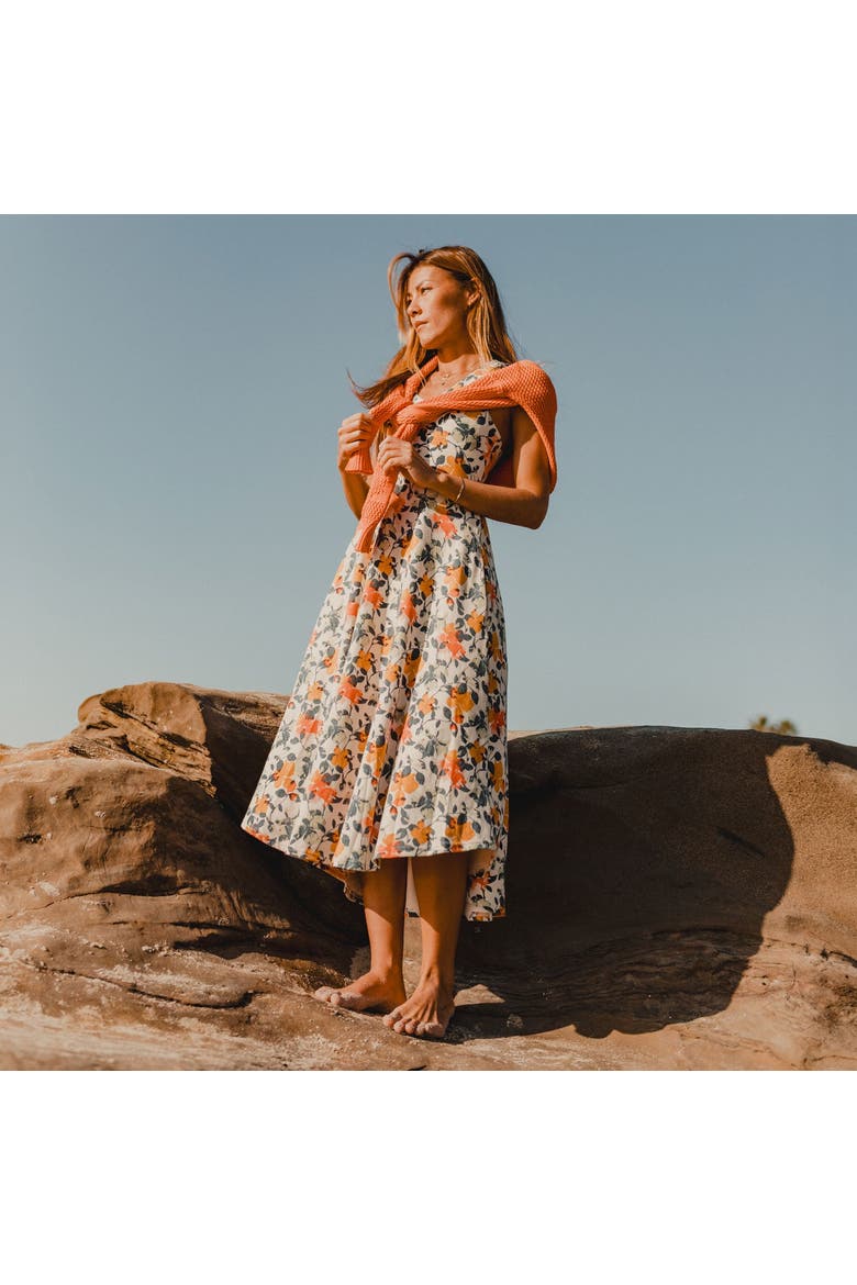 Piper Dress, Alternate, color, Hero Floral
