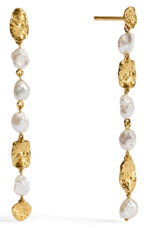 Capri Freshwater Pearl Drop Earrings
