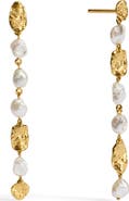 Monica Vinader Capri Freshwater Pearl Drop Earrings