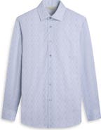 Bugatchi James OoohCotton® Leaf Print Button-Up Shirt